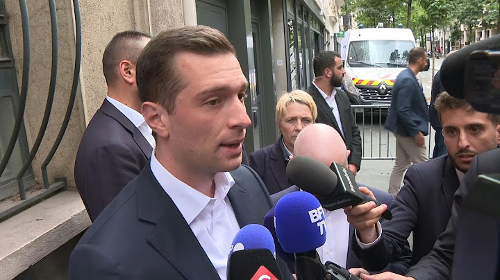 Législatives: Bardella "assume" sa "part de responsabilité" dans la "défaite" du RN | AFP Extrait