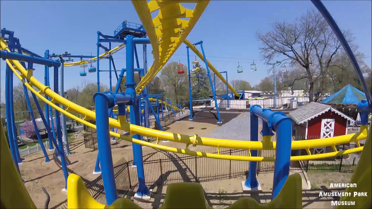Dutch Wonderland's Merlin's Mayhem coaster POV - YouTube