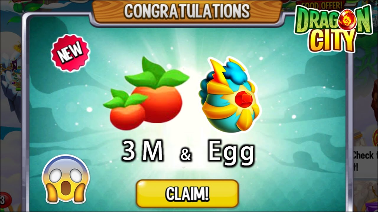 Dragon City - Claims 3 Million Foods + Elder Storm Dragon | ARENA REWARDS 😱