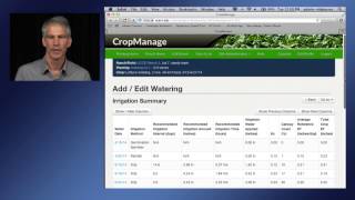 CropManage: On-line Decision Support Tool for Managing Water and Nitrogen of Vegetables screenshot 1