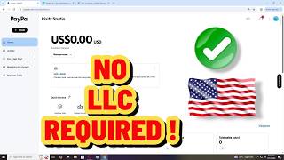 How to Create a PayPal Business Account in the USA Without a Company | Sole Proprietor Setup Guide