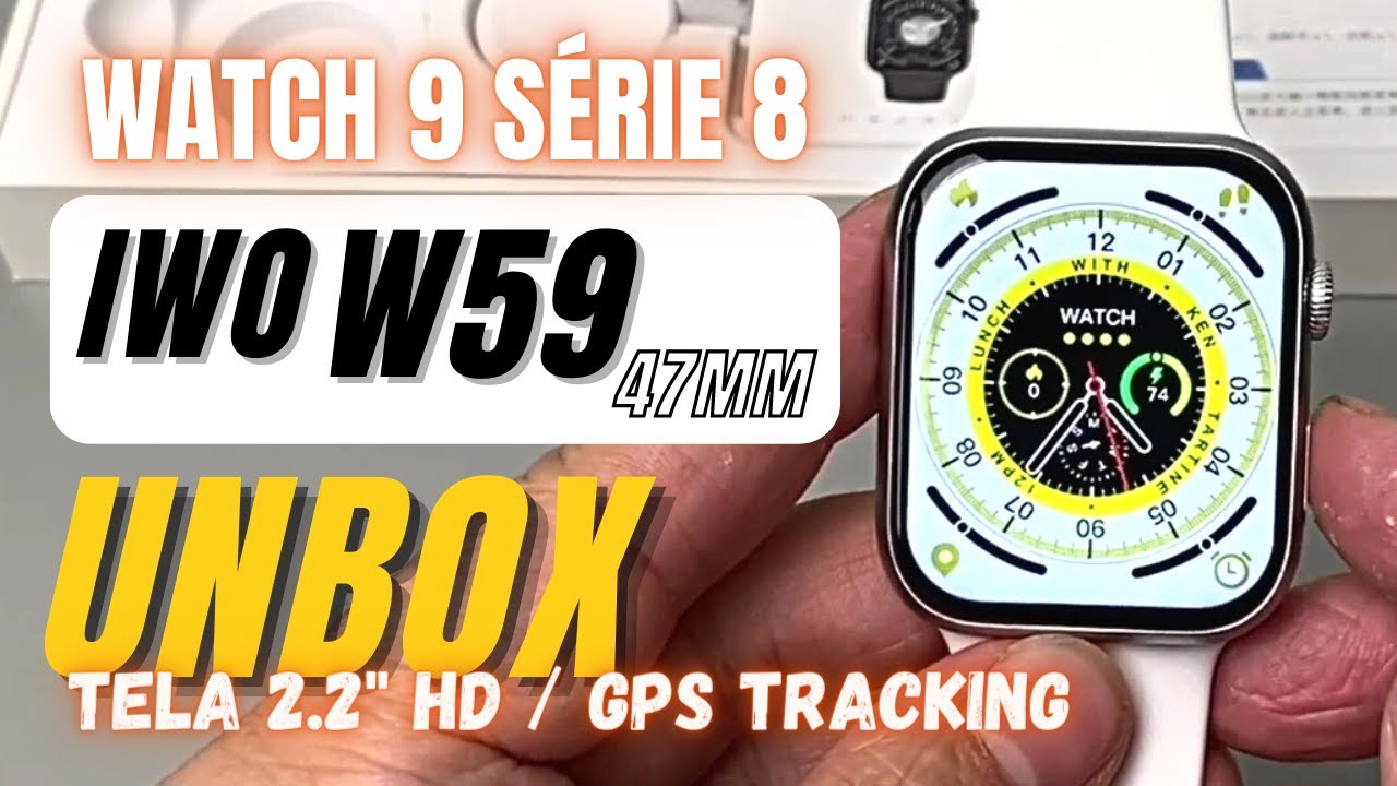 Comprar Smartwatch W59+ Plus Serie 9 2GB de Memoria NFC Jogos