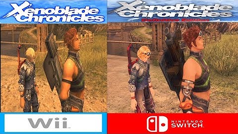 Xenoblade Chronicles: Original vs. Definitive Edition Comparison - The Youths Set Out