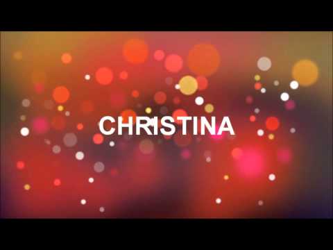Joyeux Anniversaire Christina Youtube Joyeux Anniversaire Christina Youtube