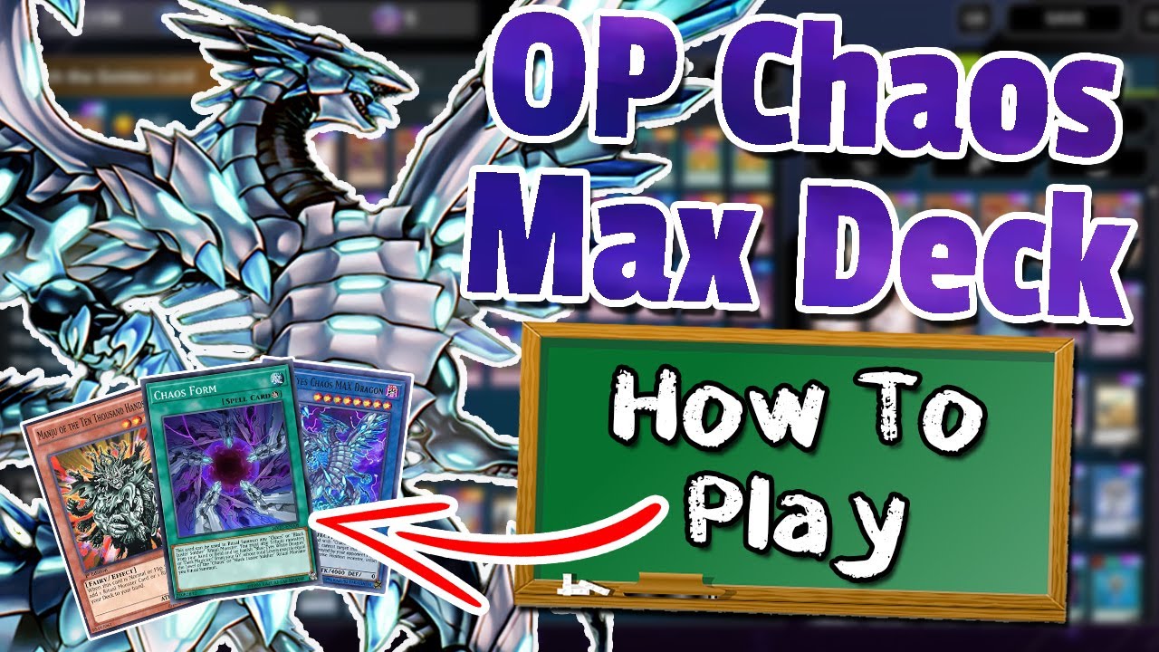 yugioh master duel chaos max dragon deck Yu-Gi-Oh! THE BEST! BLUE-EYES CHAOS MAX DECK PROFILE! FT. EXTRAVAGANCE!  FEBRUARY 2019 BANLIST!