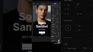 Name drop animation in Figma #apple #figma #tutorial #figmadesign #designer