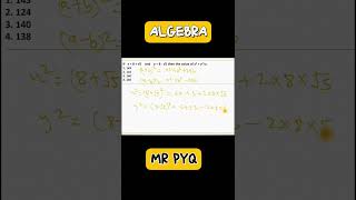 Algebra ques new #advance_math #algebra #ssc #cds #algebraic_identities  #CGL #maths #sscchsl #cgl