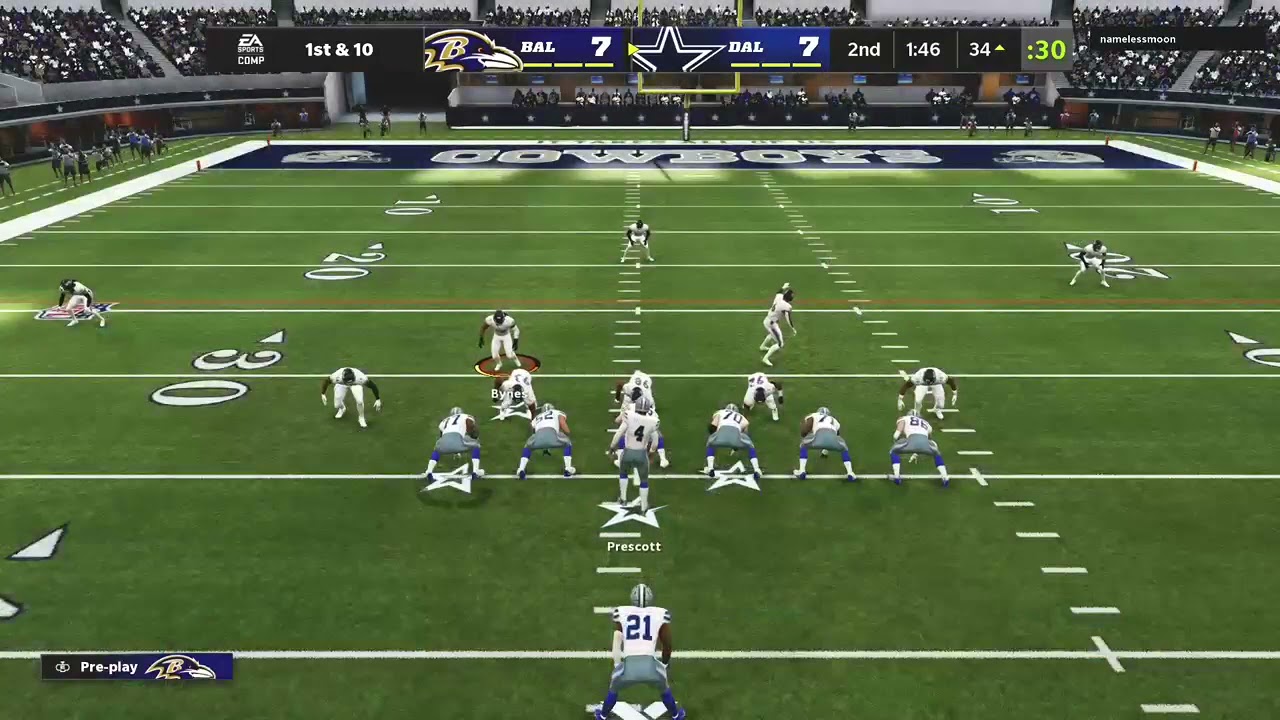 Madden 22 brutal hit leads to fumble for a touchdown (Clutch Play!) Online