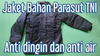 Jaket Bahan Parasut TNI