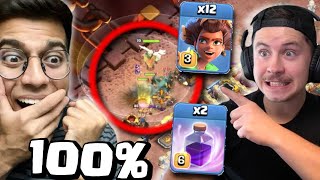 Sumit DOUBLE RAGE ROOT RIDER vs WORLD CHAMPIONS (Clash of Clans)
