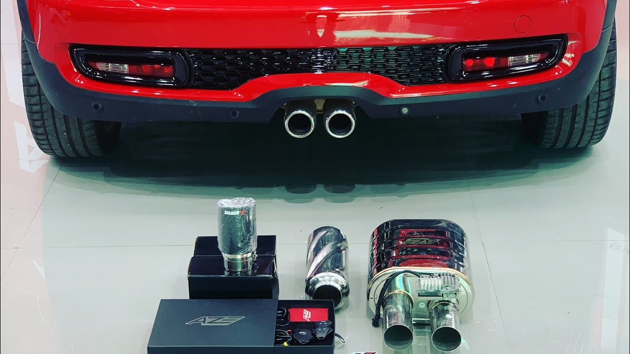 Valvetronic exhaust system installation full S/S straight pipe . az