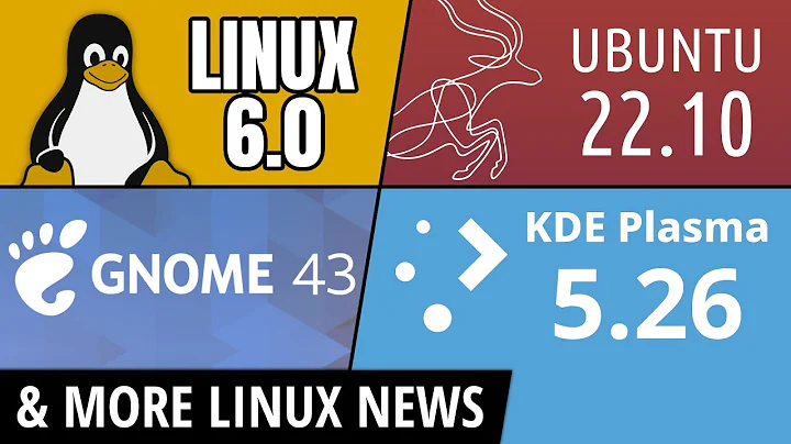 Linux 6.0, Ubuntu 22.10, GNOME 43, KDE Plasma 5.26...