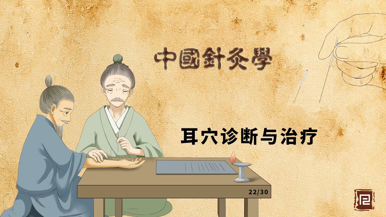 中国针灸学- 22 耳穴诊断与治疗- YouTube