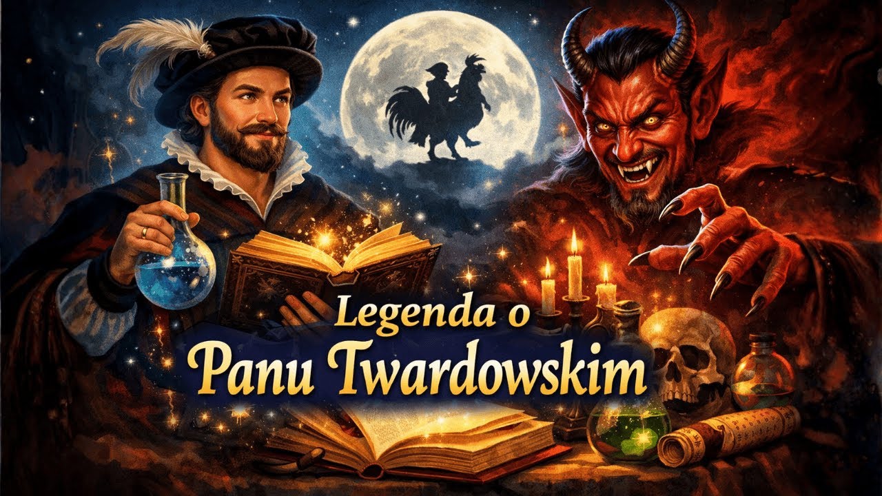 Legenda o Panu Twardowskim 🌕 Spryt, magia i diabeł przechytrzony | Bajka audiobook