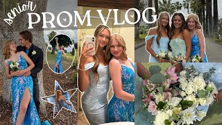 senior PROM VLOG | grwm, pics, dinner + more