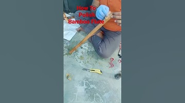 How To Polish Bamboo Flute #shorts #flutemaking