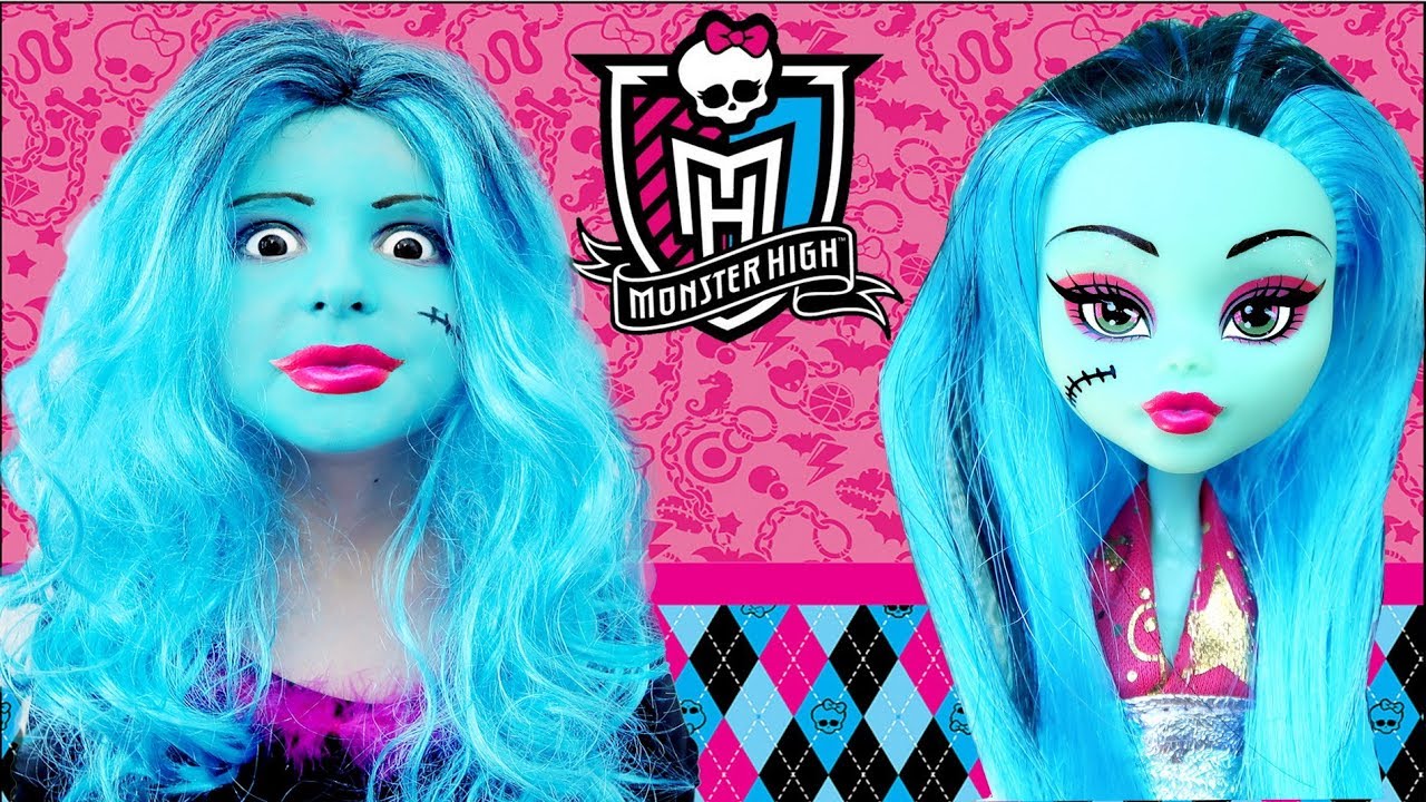 Costume Monster High & Kids Draculaura Makeup Play with DOLL & Real ...