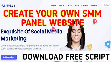 Create your own smm panel website | smmlab latest script | paid script free download