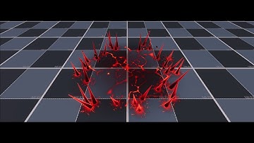 Blood spikes ground attack effect - Unity VFX