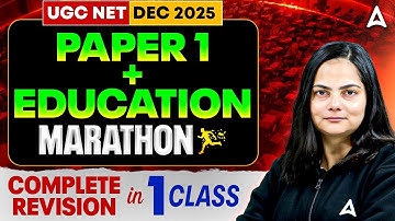 UGC NET Paper 1 Marathon Class & UGC NET Education Paper 2 Marathon Most Important PYQ By Anjali Mam