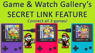 Game & Watch Gallery's SECRET LINK CABLE FEATURE - link all 3 Gameboy games! Here's how! screenshot 4