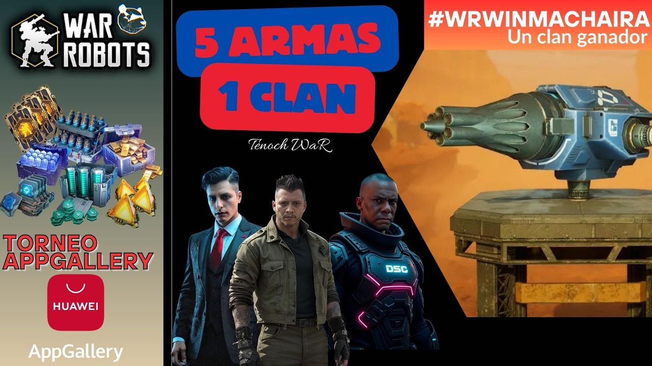 #WRWinMachaira Torneo de preguntas FORTALECE CLAN y se el MEJOR Tenoch War Robots #warrobots