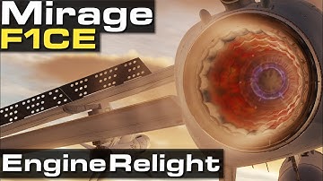 DCS: Mirage F1ce Engine Relight Tutorial