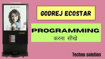 Godrej Ecostar Coffee Machine Ki Programming Karna Seekhe