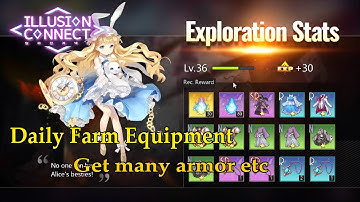 Daily Illusion Connect Global Version - Exploration Candy Forest Farming Equipment Part 3 Auto Mode