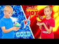 FroZen Hot vs Cold Challenge with LizZy And CaNyoN!
