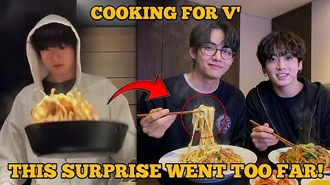 Jungkook kookt speciaal voor Taehyung?! Een ontroerende verrassing bij zijn  uit Paradise City!