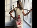 Felted Dress with Ukrainian embroidery &amp; Elena Ustinova