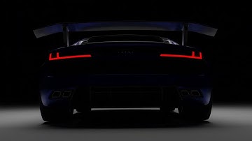 Blender Car Animation Audi R8 V10 Plus