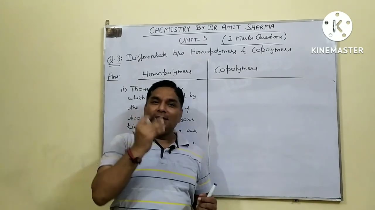 2 MARKS QUESTIONS OF UNIT-5 (POLYMERS) PART-1