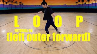 How to do a Loop on Roller Skates - Tutorial 56 - Left Outer Forward Loop