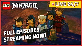 🥷🍿 24/7 LEGO NINJAGO Masters of Spinjitzu 💎 Livestream | Season 6 - 10 Marathon 🎉