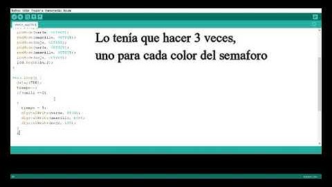 SEMAFORO CON CONTADOR