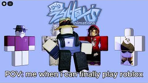 Me when i can finally play roblox: