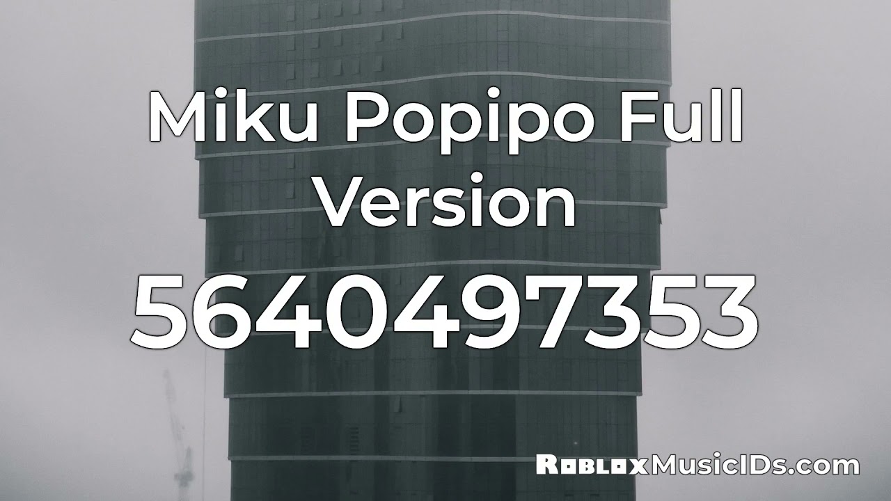 20 Popular Miku Roblox Music Codes Ids Working 2021 Youtube