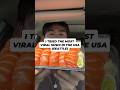 trying the most viral sushi in the USA 🫢🍣