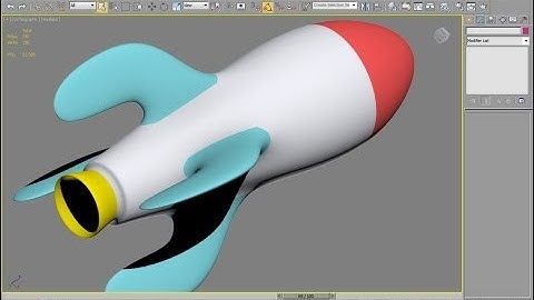 3D Studio Max - Rocket Modeling
