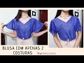 Como fazer BLUSA OU CAMISETA | FAÇA VOCÊ MESMA DIY