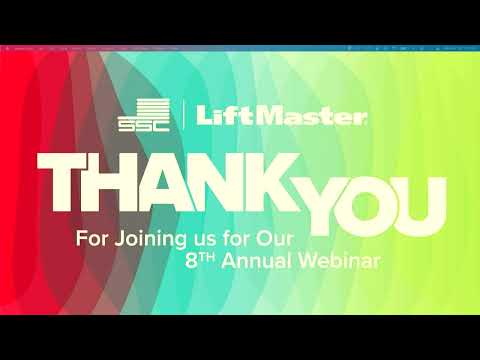 2021 LiftMaster Webinar