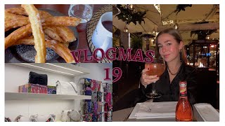 VLOGMAS 19- Los mejores churros + maletas + campaña| Carlota Grande 