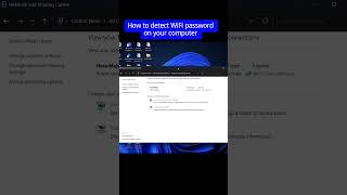 How to detect WiFi password on your computer #security #techeducation