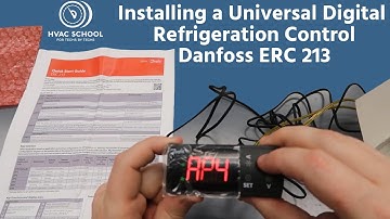 Installing a Universal Digital Refrigeration Control Danfoss ERC 213