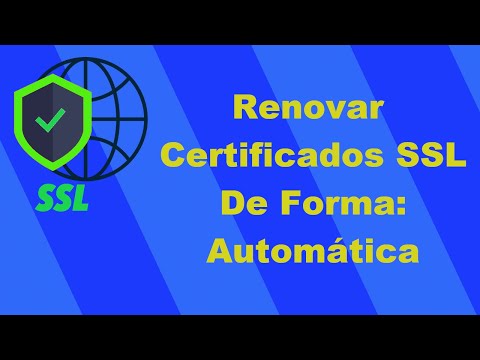 Vídeo: Com Renovar El Certificat