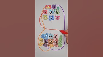 Poppy playtime smiling critters3 vertical matching puzzle🧩 #viral