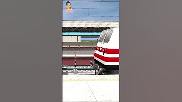 WAP - 5 Coupling LHB RED COACH | train | train videos | train game | ATG #shorts #atgtrain.