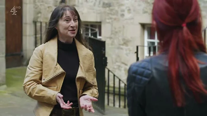 Our guide, Alison Duncan, being interviewed on TV